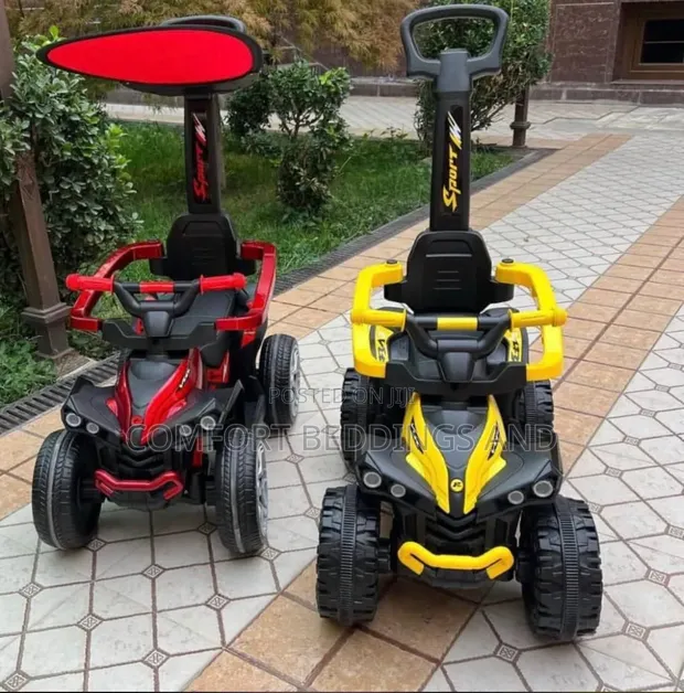 Manual Push Toy Cars with Handle - 1