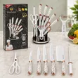 9-Piece Kitchen Knife Set with Acrylic Stand - 1