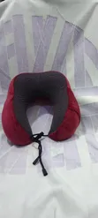 Travel Neck Pillow - Maroon - 1