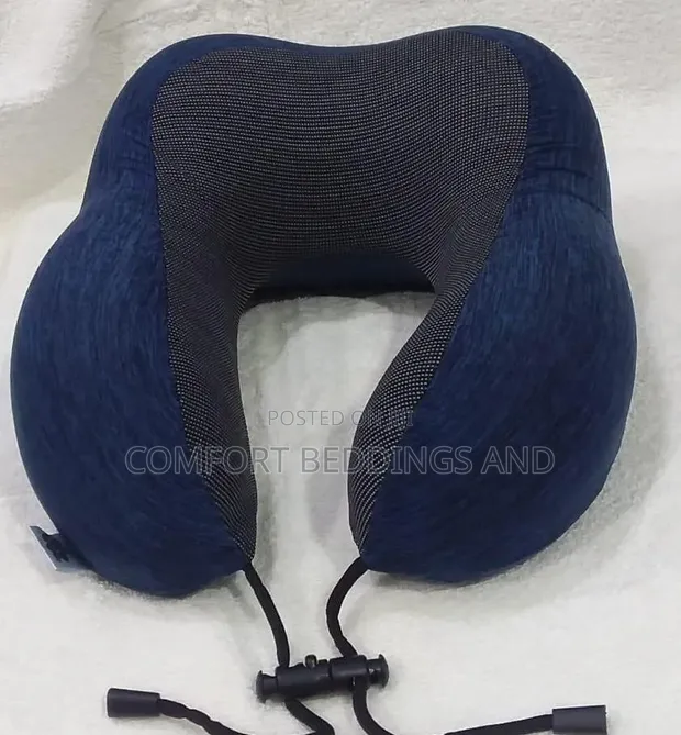 Travel Neck Pillow - Navy Blue - 1