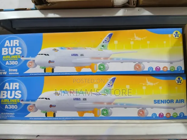 Airbus A380 Model Airplane Toy - 1