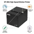Xprinter XP-80U 80mm POS Printer with Auto Cutter - 3