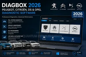 DiagBox 9.85 Diagnostic Software for Peugeot, Citroën, DS, Opel