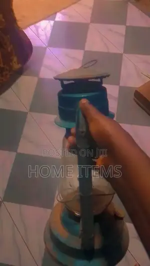 AfriHome Blue Metal Lantern