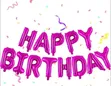 17-inch Happy Birthday Foil Balloons - 1