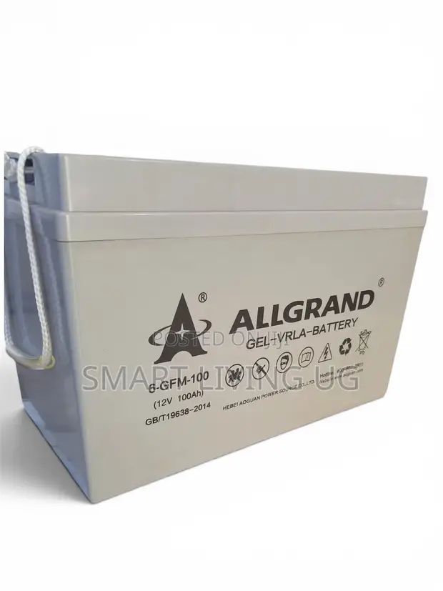 All Grand 100Ah Gel Solar Battery - Brand New - 1
