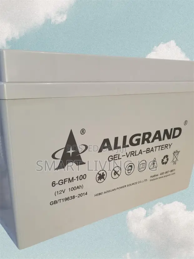 Heavy-Duty 100Ah Allgrand Deep Cycle Battery - 1