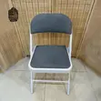 Zodiac Folding Chair - Brown Metal - 1
