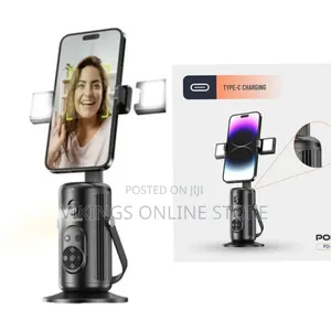 Porodo Face Tracking Smart Mount PD-HSM13 - 360° Auto Rotation