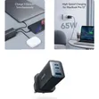 Anker 65W GaN Charger 3-in-1 (2x USB-C, 1x USB-A) - 1