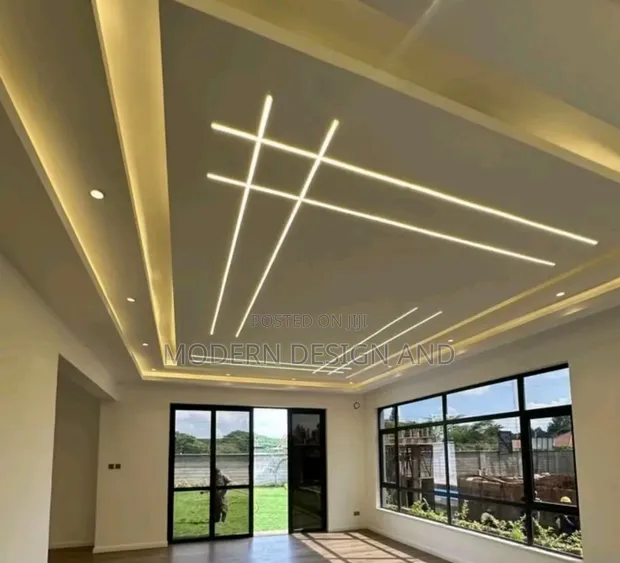 Gypsum Ceiling Installation - Naalya Guest Homes - 1
