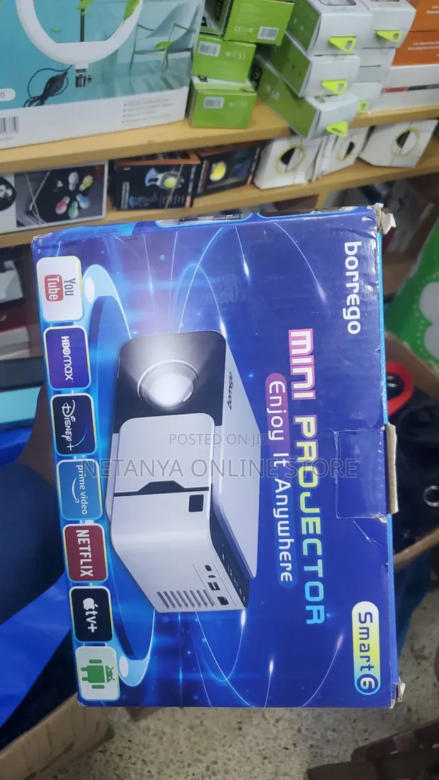 Borrego Smart 6 Mini Android Projector - 1