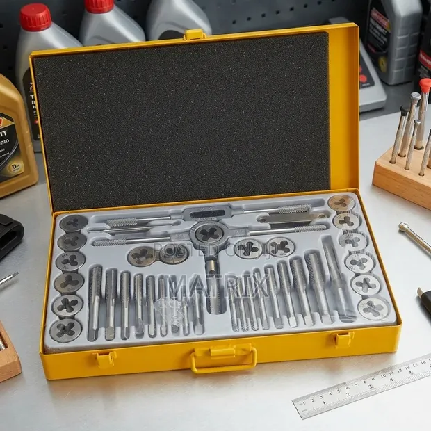 Ingco 40-Piece Metric Tap and Die Set - 1