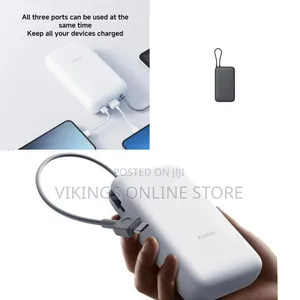 Xiaomi 20000mAh Power Bank with Integrated Cable (22.5W)