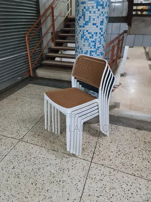 Prism-Mesh Plastic Chairs