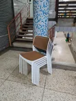 Prism-Mesh Plastic Chairs - 2