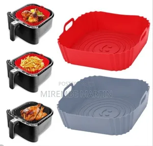 Square Silicone Air Fryer Liners (2 Pcs)