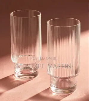 Ribbed Glassware Set