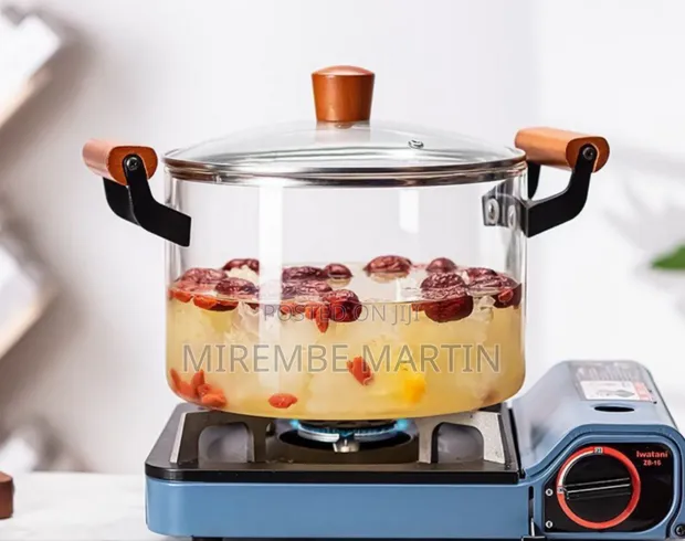 Glass Saucepan (Heat Resistant) 3.5L - 1