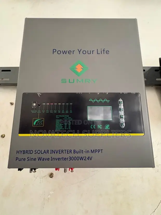3000W 24V Low Frequency Hybrid Solar Inverter - 3 Year Warranty - 1