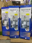 3-Tier Toilet Rack Organizer with Toilet Paper Holder - White - 1