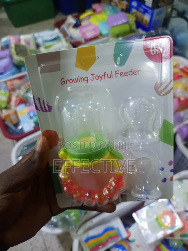 Baby Fruit Feeder with Rattle Handle - 1