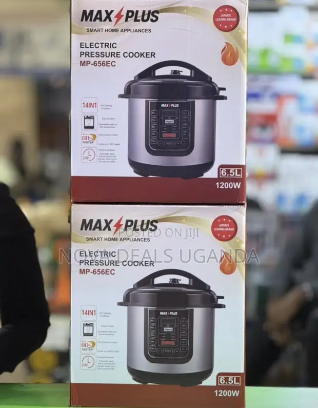 Max Plus 14-in-1 Electric Pressure Cooker with Steamer - 6.5L - 1