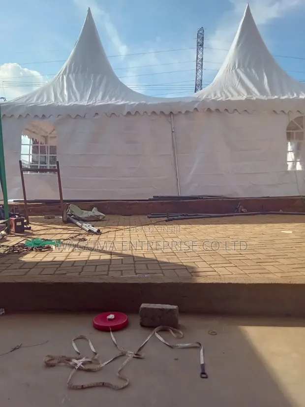 100-Seater PVC Tent with Flaps and Windows - 1