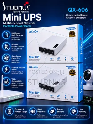 Mini UPS Network Power Bank