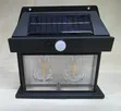 2-Bulb Solar Wall Lamp with Motion Sensor - 2