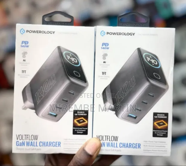 Powerology Voltflow GaN Wall Charger 140W - 1