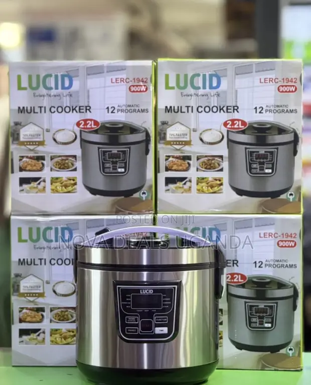Lucid 2.2L Multi Pressure Cooker with 12 Automatic Programs - 1