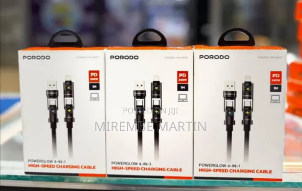 Porodo 4-in-1 High Speed Charging Cable - 1