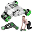 Foldable 4-Wheel Abdominal Roller - 3
