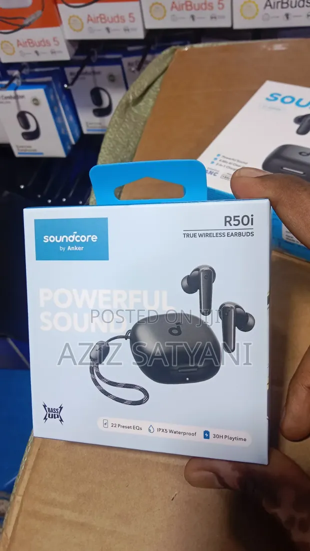 Anker Soundcore R50i True Wireless Earbuds ANC - Black - 1