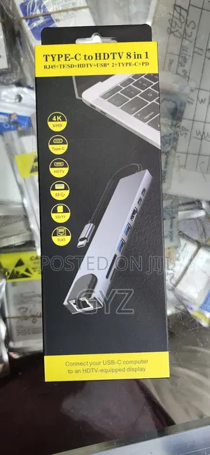 8-in-1 USB-C Multifunctional Adapter Hub