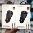 Porodo 95W Car Charger with 0.9m Lightning Cable - 1