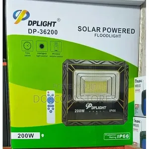 200W Outdoor Solar Flood Light with Panel