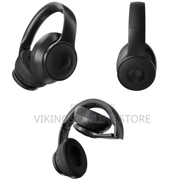 VJ 376 ANC Wireless Headphones - Black - 1