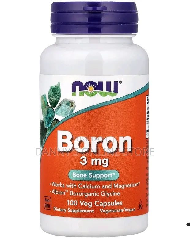 Now Foods Boron 3mg, 100 Veg Capsules - 1