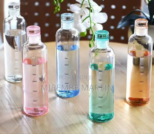 Luxury Time Index Water Bottle (Plastic) - 1