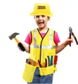 Kids Construction Worker Costume - 1