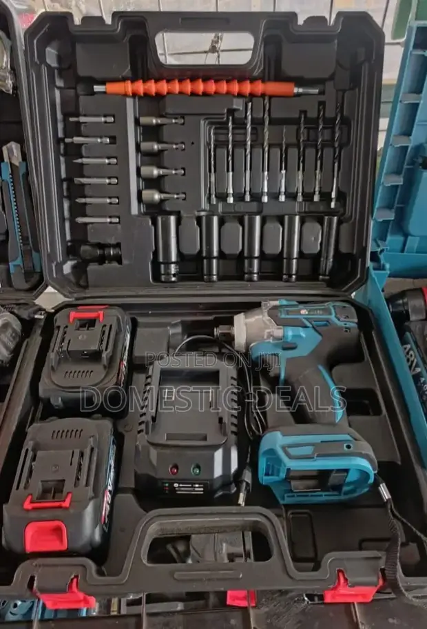 Professional Cordless Impact Wrench with Brushless Motor - 1