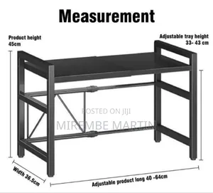 Adjustable Microwave Organizer - Brand New