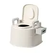 Premium Portable Bedside Commode Toilet Chair - 1