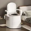 Premium Portable Bedside Commode Toilet Chair - 2