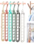 9-Hole Multifunctional Clothes Hangers - 2