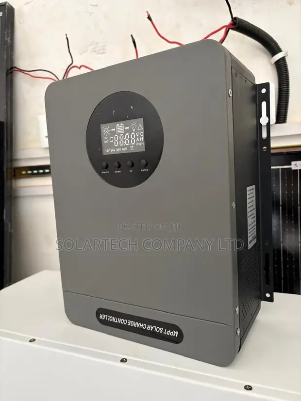 MPPT 100A Solar Charge Controller for Lithium, Gel, AGM, Flooded Batteries - 1