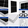 550W Monocrystalline Solar Panel - High Efficiency PV Module - 4