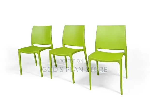 Monolift Outdoor Plastic Bar Chairs - Green - 1
